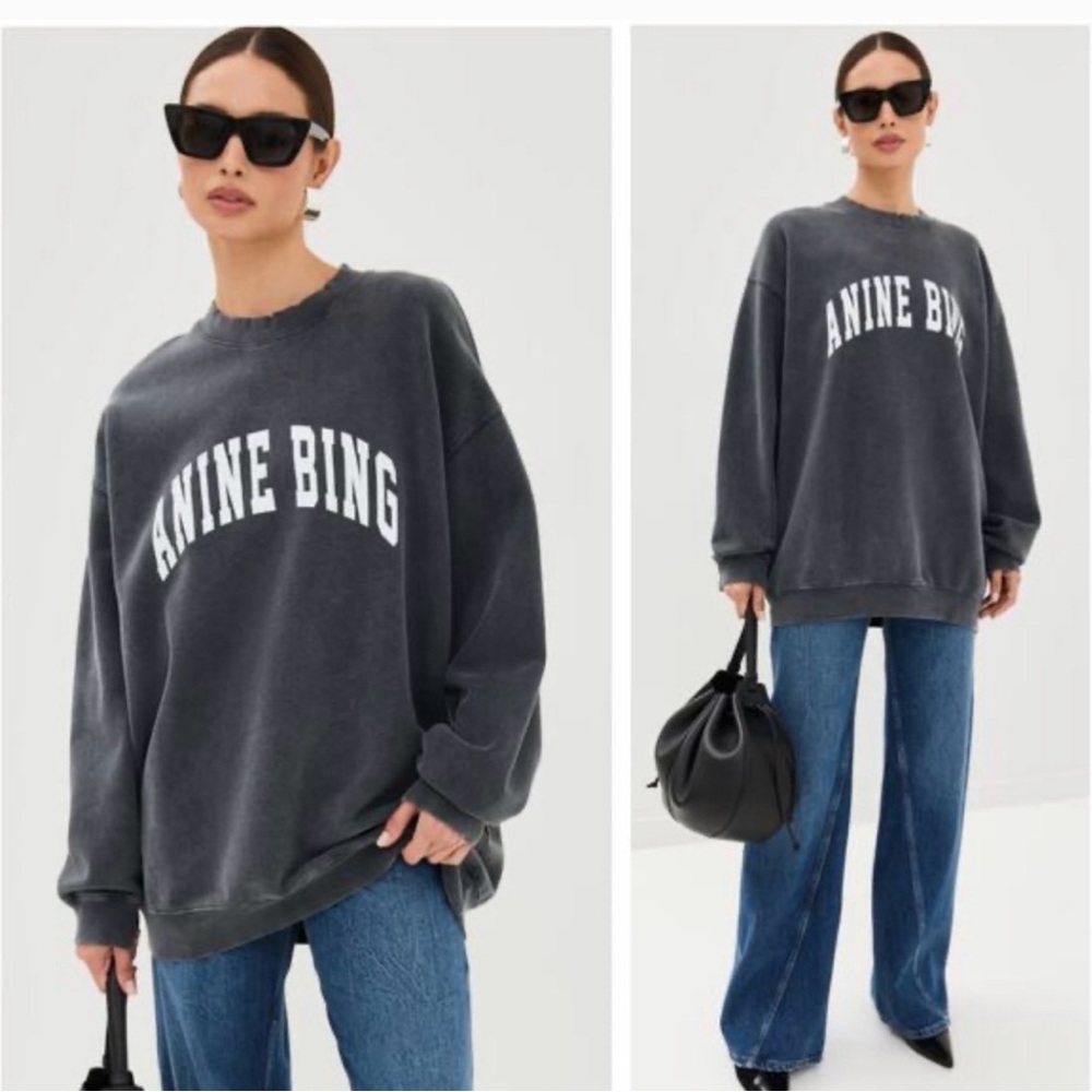 Anine Bing Sage Green Sweatshirt
